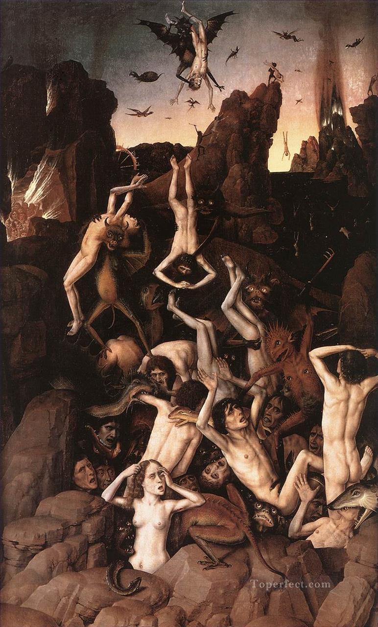 Hell Netherlandish Dirk Bouts Oil Paintings